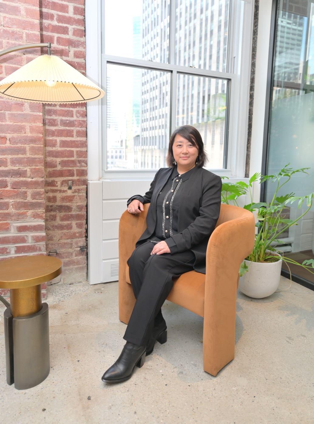 Loan advisor Vivian Wan portrait at the Newton office